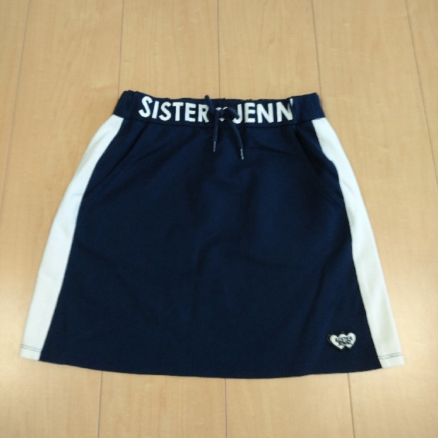 JENNI(ジェニィ)の【お値下げ】JENNI サイドラインスカート 140cm キッズ/ベビー/マタニティのキッズ服女の子用(90cm~)(スカート)の商品写真