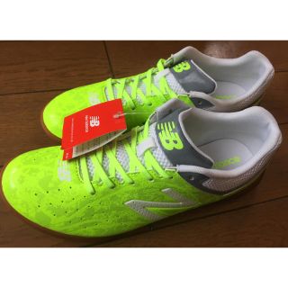 ニューバランス(New Balance)のニューバランス フットサルシューズ 26.5cm 未使用 ライム×ホワイト(シューズ)