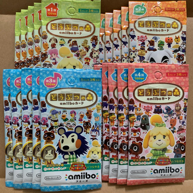 あつ森　どうぶつの森　amiiboカード　20パック