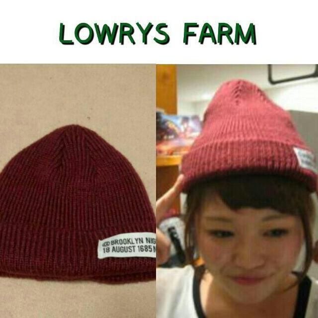 LOWRYS FARM(ローリーズファーム)の今期新作☆ニット帽 レディースの帽子(ニット帽/ビーニー)の商品写真