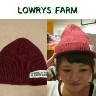 ローリーズファーム(LOWRYS FARM)の今期新作☆ニット帽(ニット帽/ビーニー)