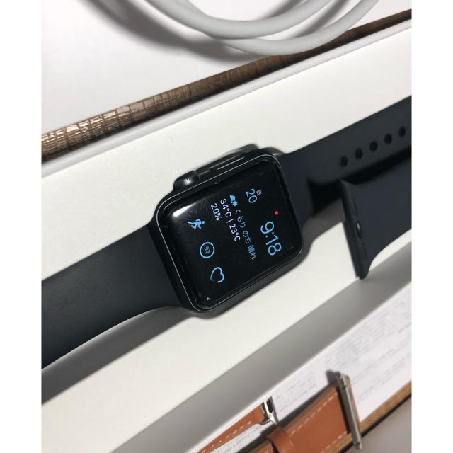 Apple Watch(アップルウォッチ)のApple Watch series3 38mm GPSモデル メンズの時計(腕時計(デジタル))の商品写真