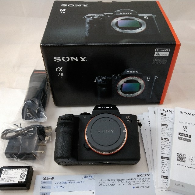 ほぼ未使用品・元箱付き■ソニー Sony α7II フルサイズ・ミラーレスカメラ