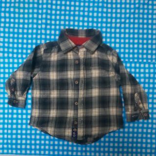 ベビーギャップ(babyGAP)のgap18～24M 90ぐらい 緑 チェック カモフラ柄(ブラウス)