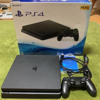 プレイステーション4(PlayStation4)のps4 ブラック　500GB(家庭用ゲーム機本体)