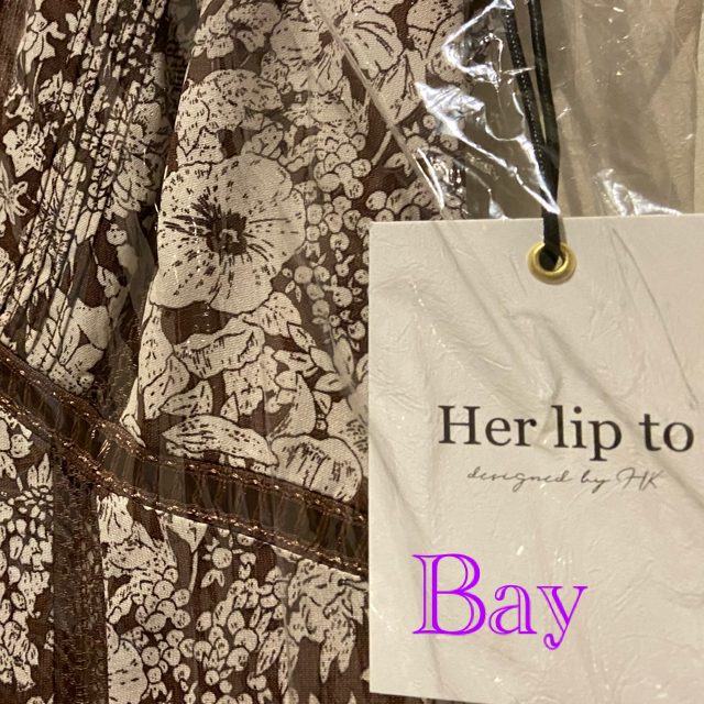 セール好評 snidel - 新品　HerLipTo Lace Trimmed Floral Dress の通販 by 質問逃げお断りします。
ワンピース
｜スナイデルならラクマ 得価NEW