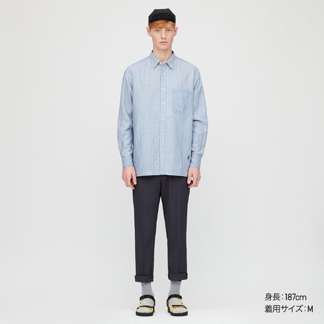 UNIQLO(ユニクロ)のUNIQLO JWANDERSONＪWアンダーソン オーバーサイズリネンブレンド メンズのトップス(シャツ)の商品写真