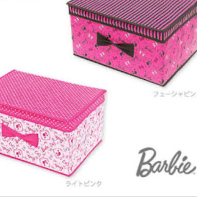Barbie(バービー)のBarbie不織布収納BOXワイドケース　み様専用 インテリア/住まい/日用品の収納家具(ケース/ボックス)の商品写真