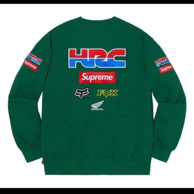 新品 Supreme Honda Fox Racing Crewneck L ☆決算特価商品☆ 6270円