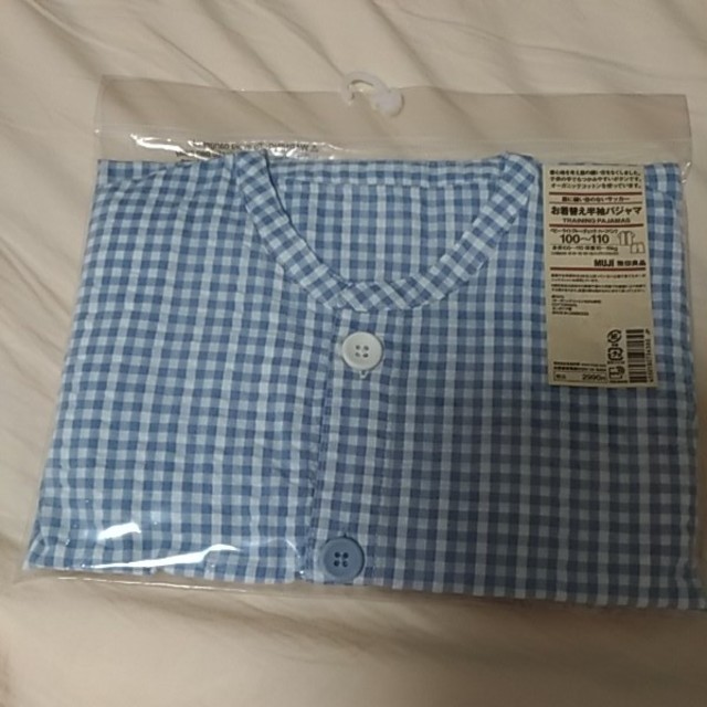 MUJI (無印良品)(ムジルシリョウヒン)の⭐新品⭐無印良品　MUJI　半袖パジャマ　パジャマ　キッズ　子供　ベビー　寝具 キッズ/ベビー/マタニティのキッズ服男の子用(90cm~)(パジャマ)の商品写真