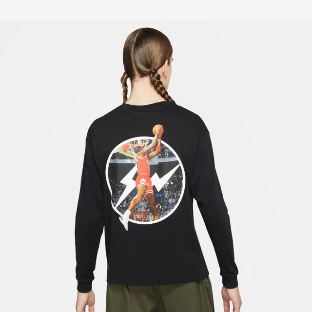 NIKE(ナイキ)の ジョーダン x フラグメント メンズ ロングスリーブ Tシャツ メンズのトップス(Tシャツ/カットソー(七分/長袖))の商品写真
