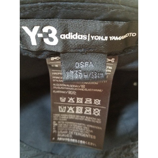 Y-3(ワイスリー)のY-3キャップ　男女兼用　ブラック2018 メンズの帽子(キャップ)の商品写真