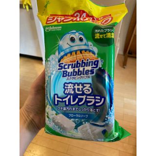 ジョンソン(Johnson's)の【送料込み】流せるトイレブラシ 付け替え用 24個パック scjohnson(日用品/生活雑貨)