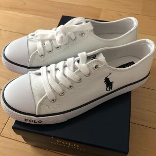 ポロラルフローレン(POLO RALPH LAUREN)のPOLOスニーカー　24センチ(スニーカー)