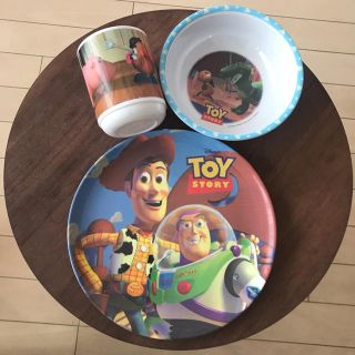 ディズニー(Disney)のトイストーリー　プラ食器セット(キャラクターグッズ)