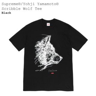 シュプリーム(Supreme)のsupreme yohji yamamoto wolf tee black L(Tシャツ/カットソー(半袖/袖なし))