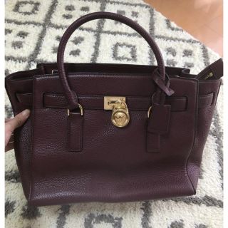 マイケルコース(Michael Kors)のマイケルコース　ハンドバッグ　ワインレッド(ハンドバッグ)