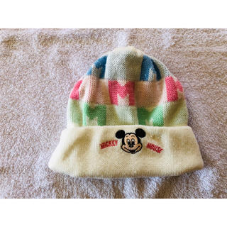 ディズニー(Disney)の🐭ミッキーマウス❄️ニット帽⛄️(ニット)
