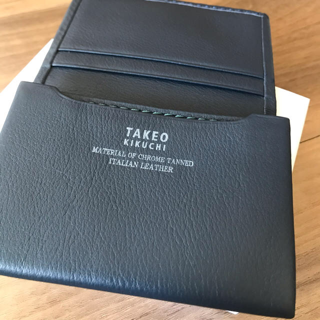 TAKEO KIKUCHI(タケオキクチ)のタケオキクチ カードケース 新品 モルビド メンズのファッション小物(名刺入れ/定期入れ)の商品写真