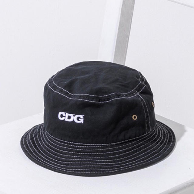 メンズ国内正規品 新品 CDG HAT BLACK コムデギャルソン ハット ブラック