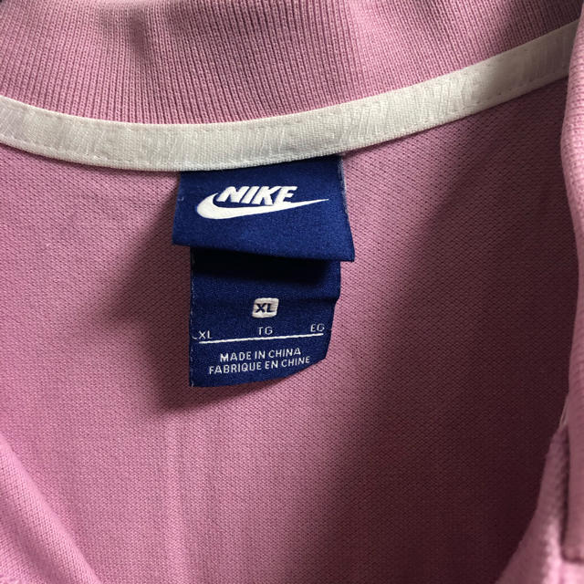 NIKE(ナイキ)のNIKE ポロシャツ ピンク Tシャツ ナイキ メンズのトップス(ポロシャツ)の商品写真