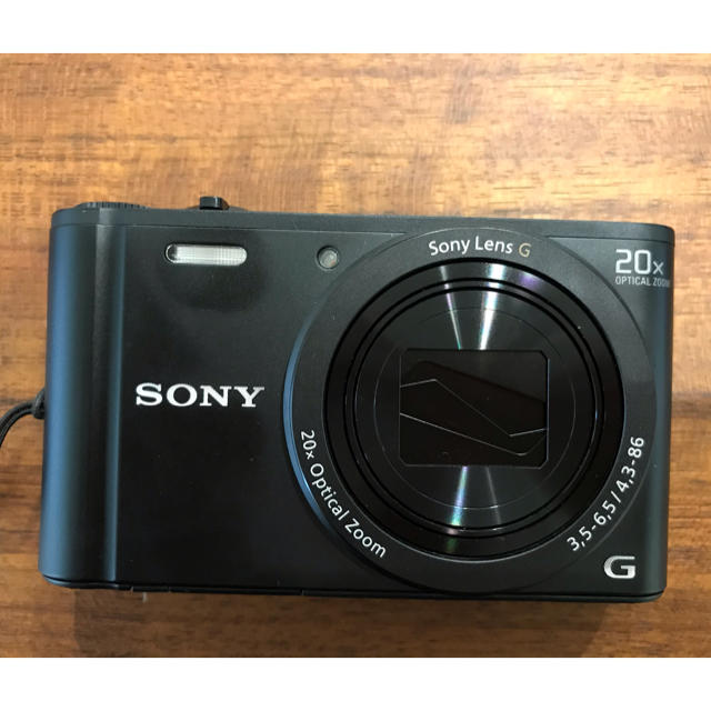 SONY(ソニー)のSONY DSC-WX350 デジカメ　黒 スマホ/家電/カメラのカメラ(コンパクトデジタルカメラ)の商品写真