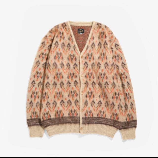 Needles(ニードルス)のNeedles MOHAIR CARDIGAN - BEIGE 20aw メンズのトップス(カーディガン)の商品写真