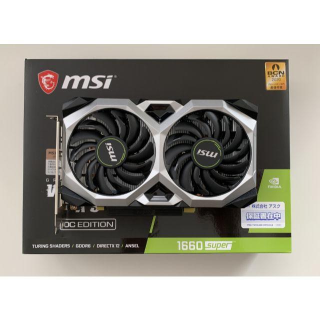 MSI GeForce GTX 1660 SUPER VENTUS XS OCPC/タブレット