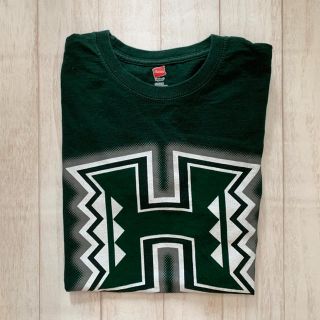 ヘインズ(Hanes)のHanes×Hawaii大学 ロゴTシャツ(Tシャツ/カットソー(半袖/袖なし))