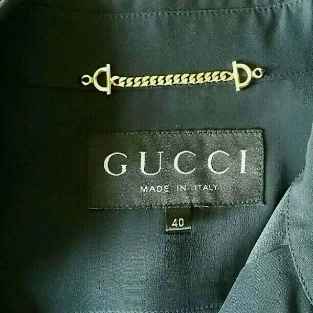 Gucci(グッチ)のGUCCIロングジャケットパンツスーツ レディースのフォーマル/ドレス(スーツ)の商品写真