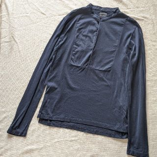 ザラ(ZARA)のZARA　スタンドカラー　シャツ　トップス(Tシャツ/カットソー(七分/長袖))