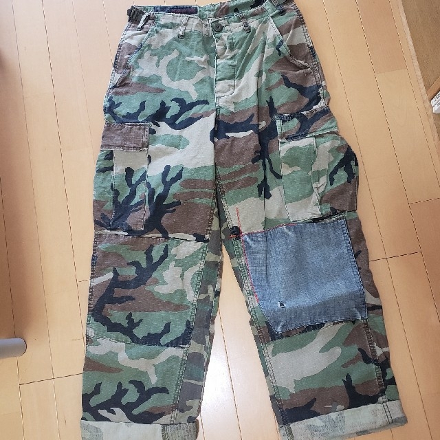アナクロノーム カモフラ リメイクパンツ 週間売れ筋 70.0%OFF