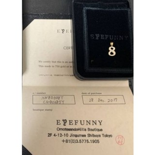 アイファニー(EYEFUNNY)のアイファニー eyefunny ダイヤモンド トップ 8 K18/18金(チャーム)