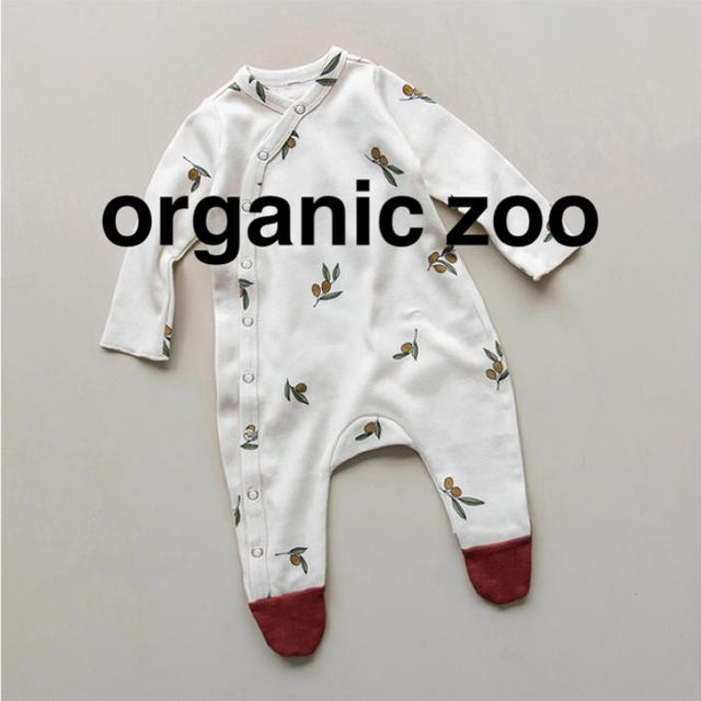 こどもビームス(コドモビームス)のorganic zoo/オリーブ/6-12m キッズ/ベビー/マタニティのベビー服(~85cm)(ロンパース)の商品写真