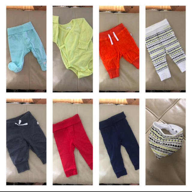 marimekko(マリメッコ)のズボン 3枚セット キッズ/ベビー/マタニティのベビー服(~85cm)(パンツ)の商品写真
