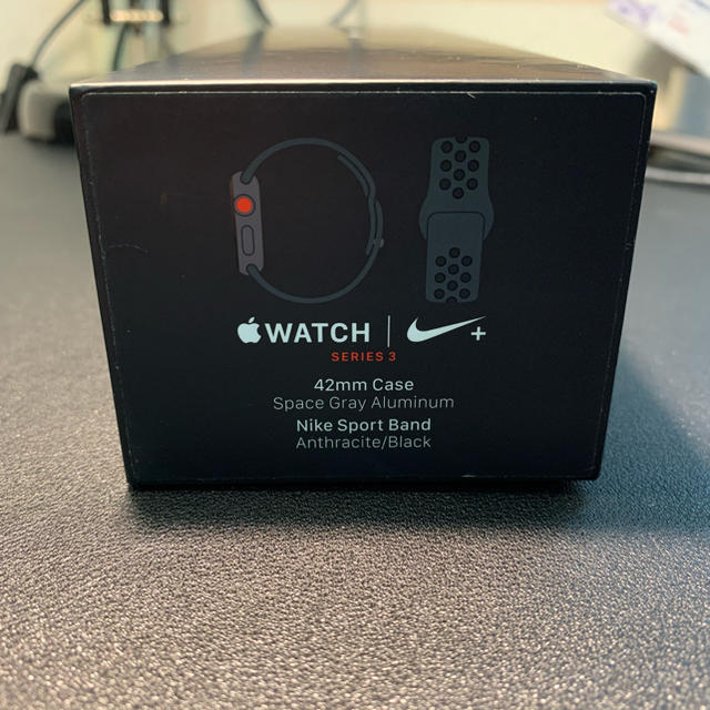 アップルウォッチ シリーズ3 42mm Nike+ GPS+セルラー