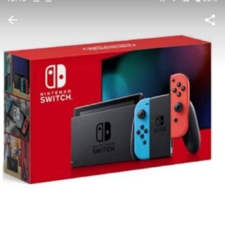 ニンテンドースイッチ(Nintendo Switch)の【新品未使用】任天堂スイッチ 本体　Switch ネオンブルー(家庭用ゲーム機本体)