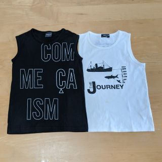 コムサイズム(COMME CA ISM)の今週末までお値下げ！130男児　タンクトップ2枚組　COMME CA ISM(Tシャツ/カットソー)