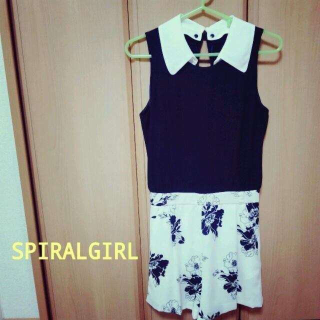 SPIRAL GIRL(スパイラルガール)のspiral girl オールインワン レディースのパンツ(オールインワン)の商品写真