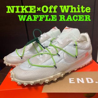 ナイキ(NIKE)のNIKE×Off White W WAFFLE RACER UK12(スニーカー)