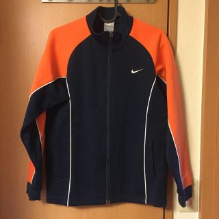 ナイキ(NIKE)のNIKE ジャージ ネイビー ×オレンジ 140-150cm(ウェア)