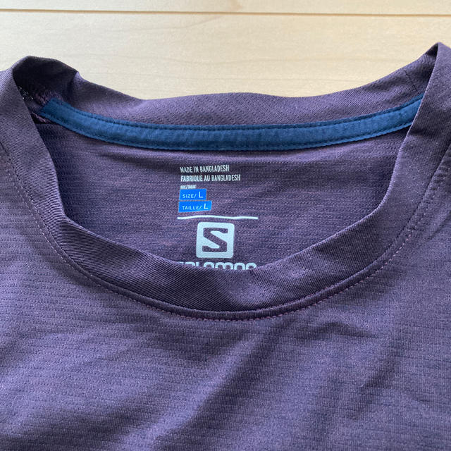 SALOMON(サロモン)のsalomon ロンT 紫 L メンズのトップス(Tシャツ/カットソー(七分/長袖))の商品写真