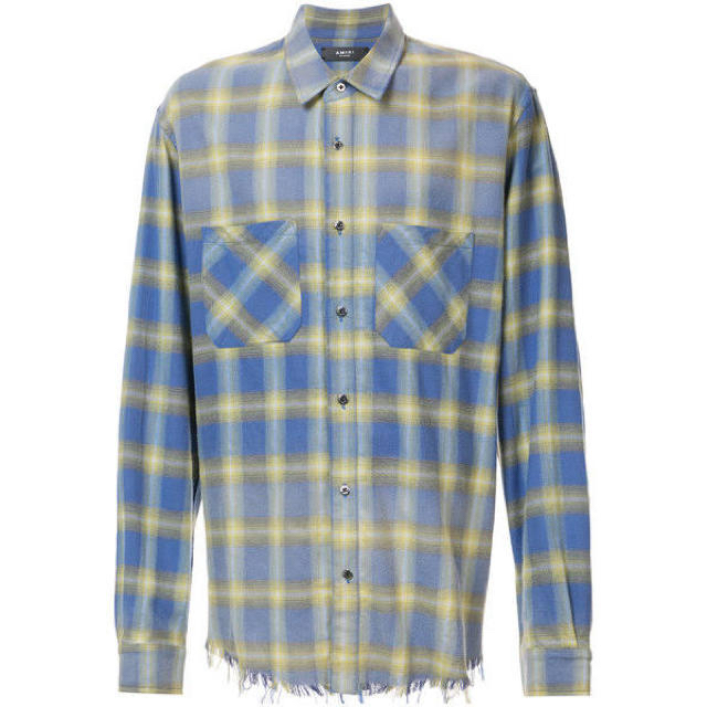 大特価！新品未使用！AMIRI Flannel CheckShirt カットオフ