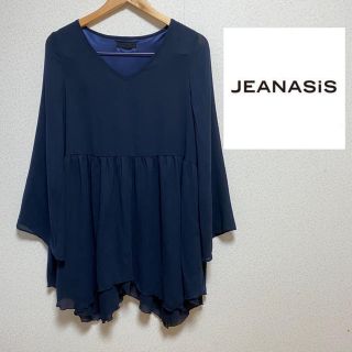 ジーナシス(JEANASIS)の【休日限定お値下げ！】ジーナシス ワンピース 紺 チュニック ネイビー(チュニック)