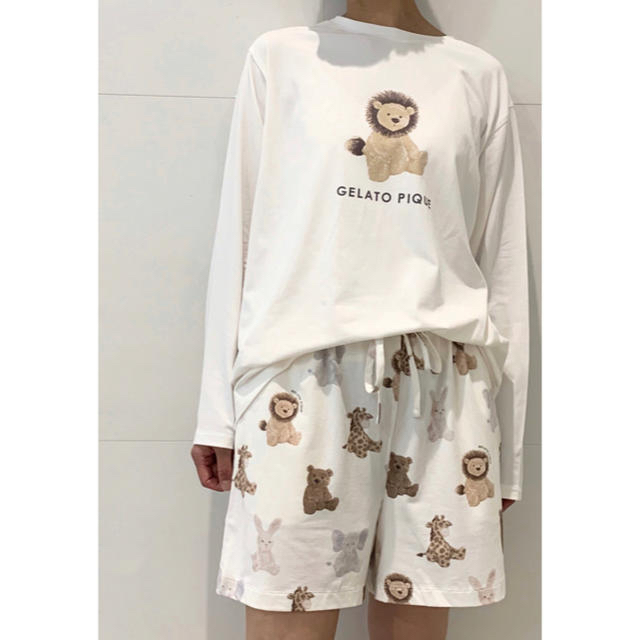 【チャリティー】ぬいぐるみロングスリーブTシャツショートパンツ＆エコバッグSET