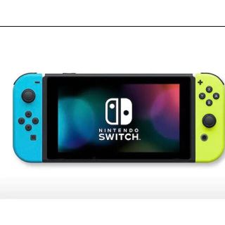 ニンテンドースイッチ(Nintendo Switch)のNintendo Switch 本体 ネオンブルー/ネオンイエロー　未使用品(家庭用ゲーム機本体)