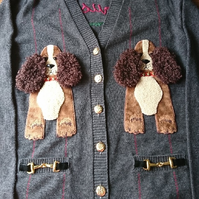 MUVEIL WORK - ご予約品 MUVEIL ミュベール Oinusama 犬 カーディガン