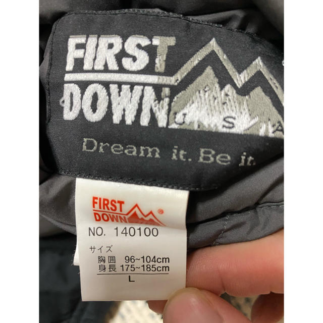 FREAK'S STORE(フリークスストア)のFIRST DOWN ファーストダウン　ダウンジャケット　リバーシブル　 メンズのジャケット/アウター(ダウンジャケット)の商品写真