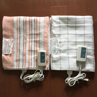 電気しき毛布2枚セット(電気毛布)