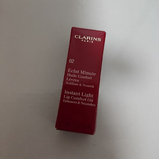 CLARINS(クラランス)の新品 クラランスリップコンフォートオイル 02 コスメ/美容のスキンケア/基礎化粧品(リップケア/リップクリーム)の商品写真